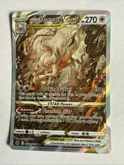 Hisuian Zoroark VSTAR GG56/GG70 Pokemon Crown Zenith: Galarian Gallery Holo NM - Image 1