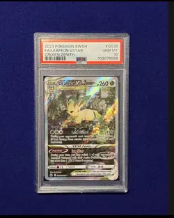 PSA 10 Leafeon Vstar #GG35 SWSH Crown Zenith 2023 Pokemon GEM MINT - Image 1