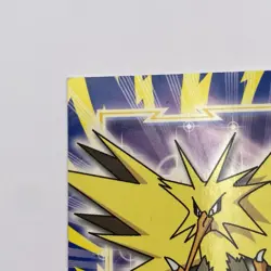 #145 Zapdos Topps LP+ Blue Logo Pokemon TV Animation Edition - Image 3