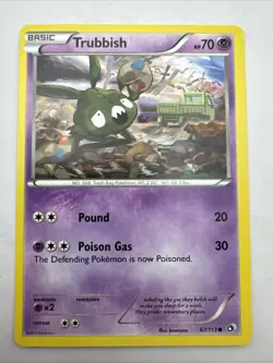 Trubbish 67/113 Common Legendary Treasures Pokemon - Image 1