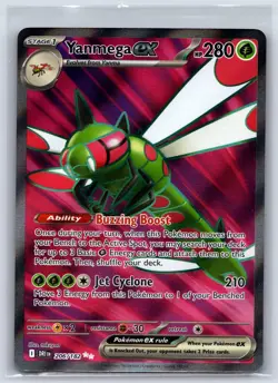 Yanmega ex 206/182 Ultra Rare Destined Rivals NM Pokemon TCG - Image 1