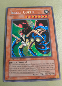 Insect Queen Ct1-En005 2004 Secret rare Limited Edition LP - Image 2
