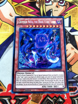 Crimson Nova the Dark Cubic Lord mvp1-ens39 1st Ed (NM+) Secret Rare Yu-Gi-Oh! - Image 1