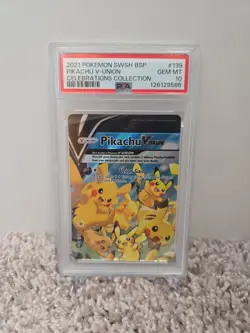 PSA 10 Seq Pikachu V-Union [Set of 4] SWSH: Sword & Shield Promo Cards Holo - Image 2