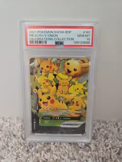 PSA 10 Seq Pikachu V-Union [Set of 4] SWSH: Sword & Shield Promo Cards Holo - Image 4