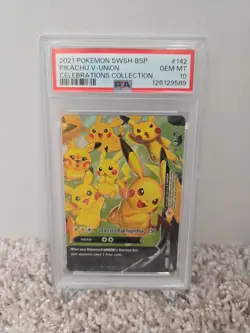 PSA 10 Seq Pikachu V-Union [Set of 4] SWSH: Sword & Shield Promo Cards Holo - Image 5