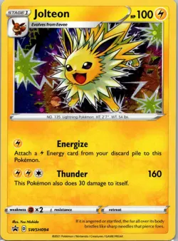 Jolteon Holo Promo SWSH: Sword & Shield Promo Cards SWSH094 MP - Image 1