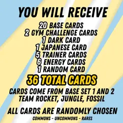 WOTC Pokemon TCG 36-Card Mixed Lot - Image 2