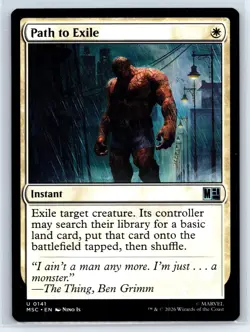 Path to Exile - NM - Commander: Marvel Super Heroes - MTG - MSC - Image 1