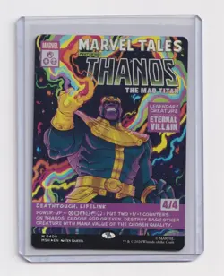 Thanos, The Mad Titan (Borderless) (0400) [Marvel Super Heroes] Foil Near Mint - Image 1