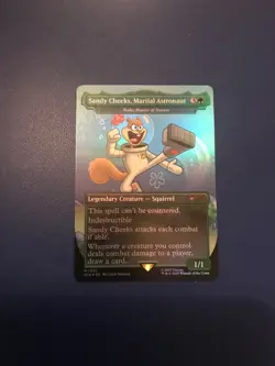 Sandy Cheeks, Martial Astronaut Magic the Gathering Foil Free Shipping - Image 1
