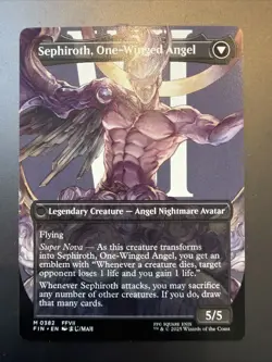 MTG Final Fantasy Sephiroth, Fabled SOLDIER Borderless Non-Foil Mythic M 0382 - Image 2