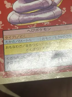 MP - Pokemon Japanese Ekans 023 Topsun (Green Back) - Image 5