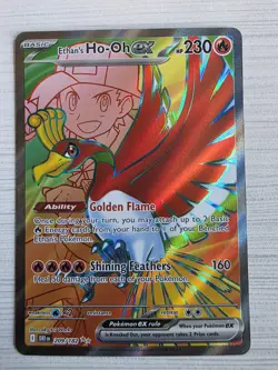 2025 Pokemon Ethan's Ho-Oh EX 209/182 Sv10 Destined Rivals Ultra Rare Holo Engl… - Image 1