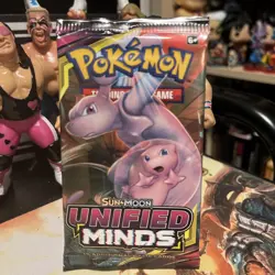 Pokemon TCG Sun and Moon Unified Minds Booster Pack 820650805684 - Image 1