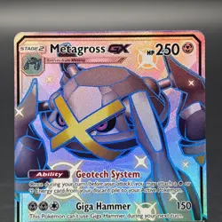 Pokemon TCG Metagross GX 157a/145 Hidden Fates Promo Near Mint - Image 2