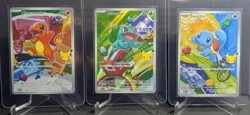Pokemon First Partner Illustration Collection Series 1 Kanto Gen 1 Starters Set - Image 1