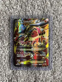 Pokemon TCG M Lucario EX (Alt Full Art) #55a/111 XY Furious Fists Holo Rare, NM - Image 1