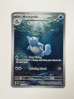 Wartortle 171/165 Reverse Holo Illustration Rare Pokemon 151 SV2a English NM - Image 1