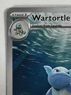 Wartortle 171/165 Reverse Holo Illustration Rare Pokemon 151 SV2a English NM - Image 4