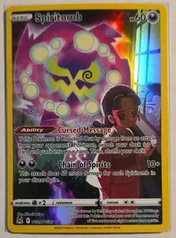 Pokemon Spiritomb TG09/TG30 Lost Origin Trainer Gallery Ultra Rare Holo NM - Image 1