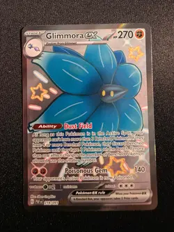 Glimmora ex 218/091 Paldean Fates Shiny Ultra Rare Holo Near Mint - Image 1