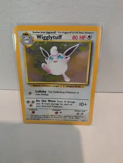 Pokemon TCG Wigglytuff Jungle 16/64 Holo Unlimited Holo Rare no symbol error MP - Image 1