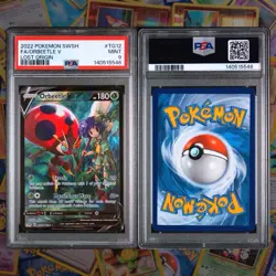 PSA 9 2022 Pokemon SWSH FA/Orbeetle V Lost Origin #TG12 - Image 3