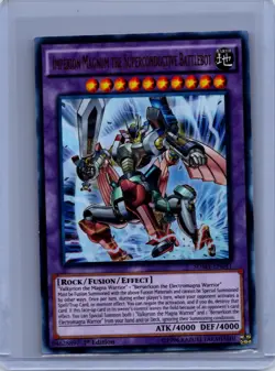 Imperion Magnum the Superconductive Battlebot 1st Edition Ultra Rare Structure D - Image 1