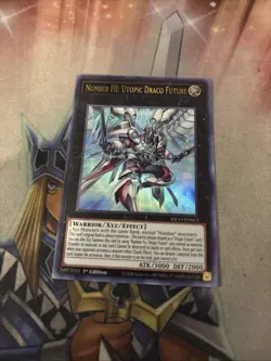 Yugioh Number F0: Utopic Draco Future KICO-EN013 1ST ED NM ULTRA - Image 1