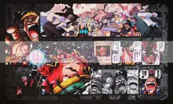 One Piece - Blackbeard Playmat Mouse pad with Stitched edges - Image 1
