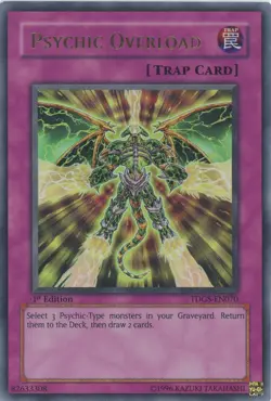 Yugioh Psychic Overload TDGS-EN090 Ultra Rare LP - Image 1