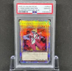 YuGiOh PSA 10 Elemental HERO Burstinatrix 25th Secret Rare Japan - Image 1