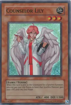 Yugioh Counselor Lily TDGS-EN081 Super Rare LP - Image 1
