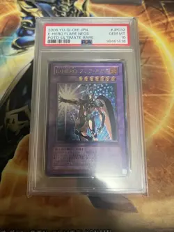 YuGiOh PSA 10 Elemental HERO Flare Neos Ultimate Rare Japan Collector Card - Image 1