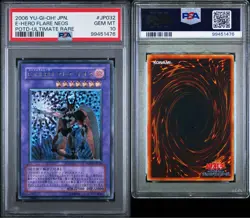 YuGiOh PSA 10 Elemental HERO Flare Neos Ultimate Rare Japan Collector Card - Image 2