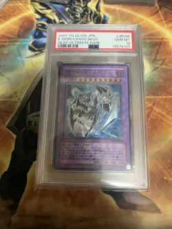 YuGiOh PSA 10 Elemental HERO Chaos Neos Ultimate Rare Japan Collector Card - Image 1