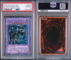 YuGiOh PSA 10 Elemental HERO Chaos Neos Ultimate Rare Japan Collector Card - Image 2
