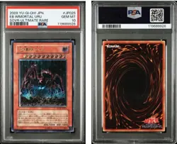 YuGiOh PSA 10 Earthbound Immortal Uru Ultimate Rare Japan Collector Card - Image 1