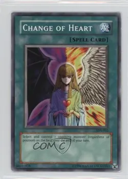 Change of Heart Unlimited YuGiOh Starter Deck Yugi #SDY-032 2002 READ - Image 1