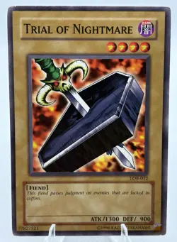 YuGiOh Trial of Nightmare Legend of Blue Eyes White Dragon LOB-012 Unlimited Ed. - Image 1