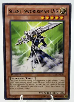 Silent Swordsman LV5 - YSYR-EN018 - 1st Edition - YuGiOh - Image 1