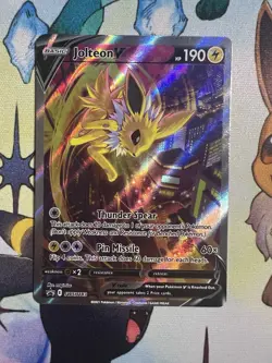 Jolteon V SWSH183 SWSH: Sword & Shield Promo Cards Holo - Image 1