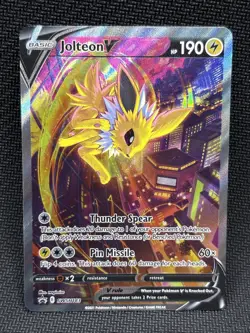 Jolteon V SWSH183 SWSH: Sword & Shield Promo Cards Holo - Image 1