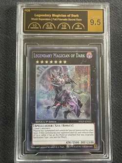 Yu-Gi-Oh Cards PCG 9.5 Legendary magician Of Dark World Superstars WSUP-EN052 - Image 1