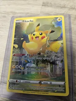 Pokemon Crown Zenith: Galarian Gallery Pikachu Holo Card GG30/GG70 NM - Image 1