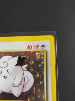 Pokemon TCG Clefairy Base Set Unlimited Holo Rare 5/102 Vintage WOTC 1999 - Image 3