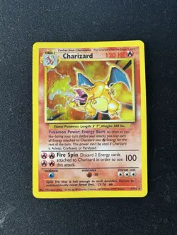 Charizard Holo Rare Base Set 004/102 - Pokemon TCG - Image 1