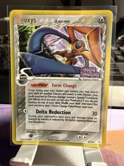 Pokemon TCG Deoxys Delta Species Ex Holon Phantoms Pokemon Promos 4/110 - Image 3