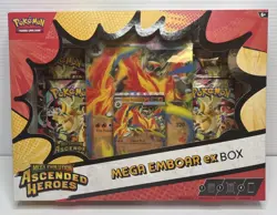 Pokemon TCG: Mega Evolution—Ascended Heroes Mega Emboar Ex Box Sealed - Image 2